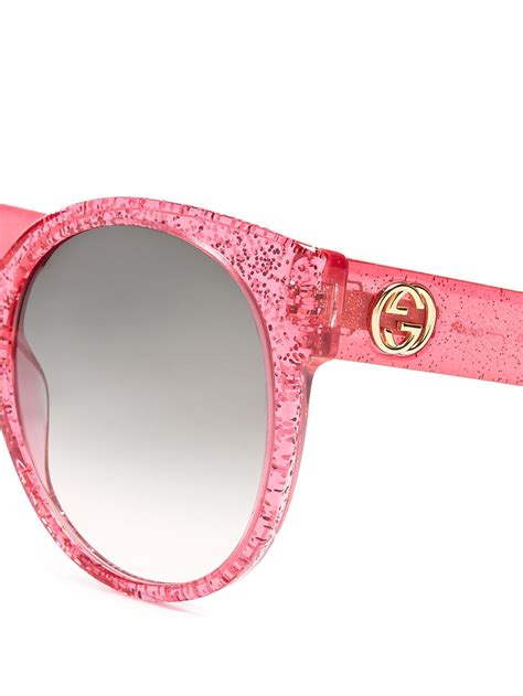 gucci glitter acetate sunglasses